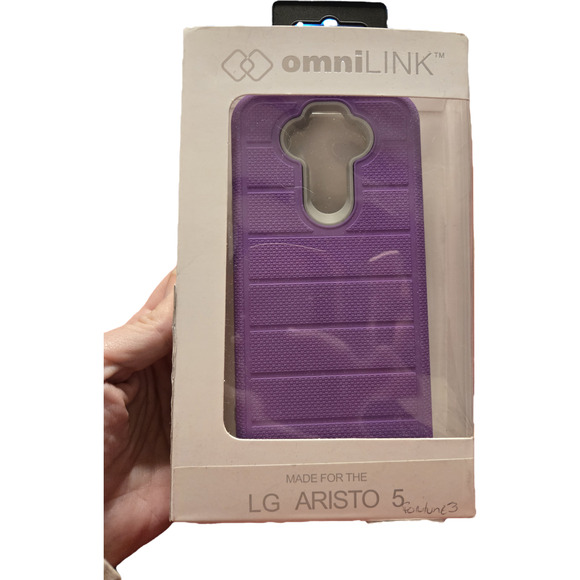 Omnilink for LG Aristo 5 purple phone case - Picture 1 of 3